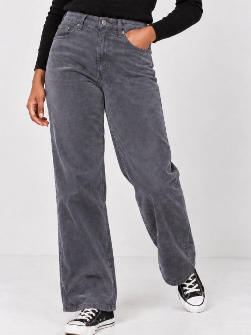 Charter Club Gray Corduroy Pants Size 12